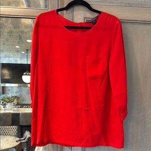 French Connection Silk Red Women's Top